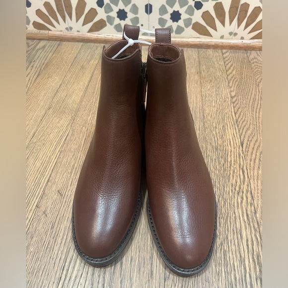 NWT Cole Haan Leather Waterbroof River Chelsea Bootie- Brown Size 6 - Picture 3 of 12
